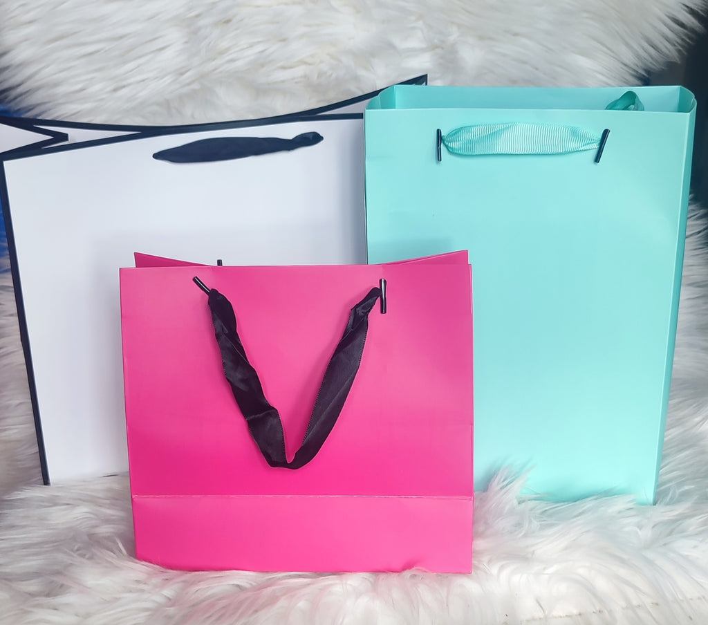 Ribbon Handle Paper Bags (24pk)